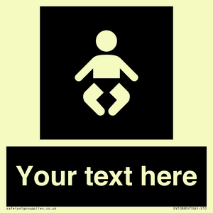 Custom information: black panel baby change